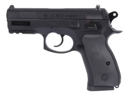 Armă cu aer comprimat CZ 75D Compact, NonBlowback, CO2, cal. 4.5mm (.177) - Negru [ASG]