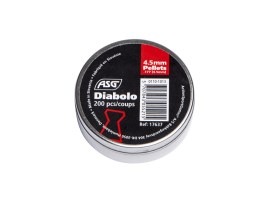 Pelete pentru arme cu aer comprimat diabolo 0,47g 4,5mm (cal .177) - 200pcs [ASG]