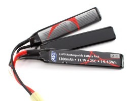 Baterie Li-Po 11,1V 1300mAh 25C/35C - CQB [ASG]