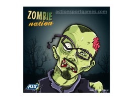 Țintă din carton Zombie nation 14 x 14 cm No.2, 10pcs [ASG]