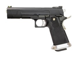 Pistol Airsoft GBB Hi-Capa 5.1 HX10 (glisieră divizată) - negru [AW Custom]