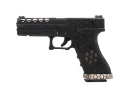 Pistol Airsoft GBB G-HexCut VX02, Automat - Negru [AW Custom]