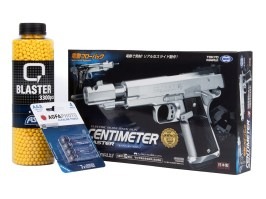 Pachet: Pistol Airsoft Centimeter Master, EBB + 3000 BBs + 4 baterii [Tokyo Marui]