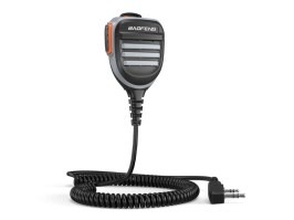 Difuzor / microfon de umăr dublu impermeabil pentru Baofeng, IP54 - Gri [Baofeng]