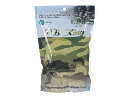 Bile de airsoft de 0,25 g, 4000 buc. – verde [BB King]