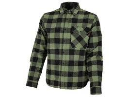 Cămașă din flanel PIPPO - kaki/negru [Bennon]