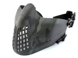 Mască pilot tactică de protecție a feței - Multicam Black [Big Dragon]