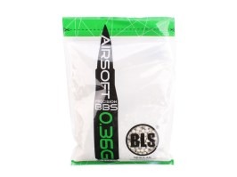 Airsoft BBs BLS Precision Grade 0,36 g | 2770 buc | 1 kg - alb [BLS]