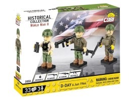 3 figurine cu accesorii - D-Day [Cobi]
