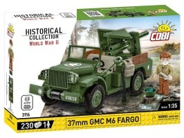WW II 37 mm GMC M6 Fargo Model Kit (1:35) [Cobi]