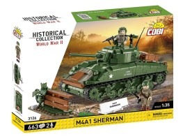 Kit model M4A1 Sherman din al Doilea Război Mondial (1:35) [Cobi]