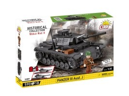 Al Doilea Război Mondial Panzer III Ausf J, 2in1 (1:35) [Cobi]