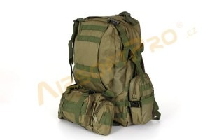 geantă rucsac 45L Combat combine - olive [A.C.M.]