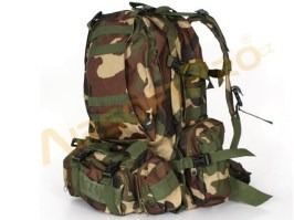 45L Combat combine rucsac sac - pădure [A.C.M.]