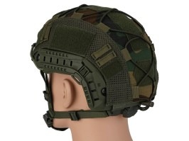 Husă pentru cască FAST - Woodland [Cygnus Armory]