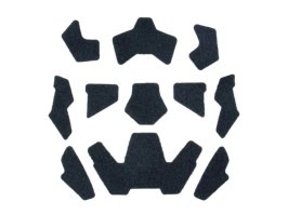 Set de dungi Velcro pentru cască - Negru [Cygnus Armory]