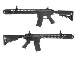 Pușcă airsoft replică M4 SALIENT ARMS - ABS (CM.518) - BK [CYMA]