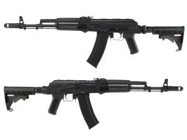 Pușcă airsoft AK74 cu crosă M4, complet metalică (CM.040M) [CYMA]