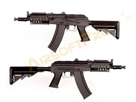 Pușcă airsoft AKS-74UN - full metal, RIS , stoc LMT (CM.040H) [CYMA]