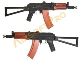 Pușcă airsoft AKS74U - metal complet, lemn (CM.045A G55) [CYMA]