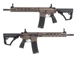 Pușcă airsoft Daniel Defense MK18 RIII Platinum, 12.5