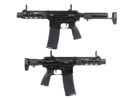 Pușcă airsoft Daniel Defense DDM4 PDW Platinum, ETU (DD.105B) - Negru [CYMA]