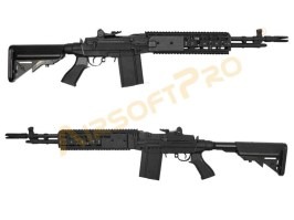 Pușcă airsoft M14 EBR (CM.032 EBR) - negru [CYMA]