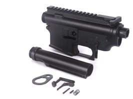 Receptor metalic M4/M16 cu tub tampon și sistem de schimbare rapidă a arcului [CYMA]