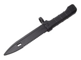 Cuțit tactic din cauciuc , baionetă pentru AK47/AKM - Negru [CYMA]