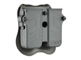 Husă universală tactică pentru încărcătoare pentru pistol dublu - Olive Drab [Cytac]