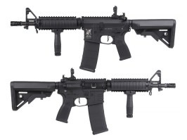 Pușcă airsoft M4 CQB-R Charlie ETU - Negru [Delta Armory]