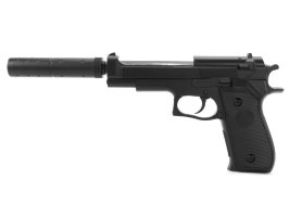 Pistol Airsoft M22 cu amortizor de zgomot [Double Eagle]