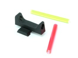 Vizor frontal cu fibră optică pentru TM Hi-Capa, tip B [Dynamic Precision]