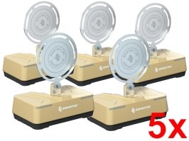 Țintă electronică de antrenament airsoft Sentry 2 BT - TAN, SET DE 5 PIESE [E-Shooter]