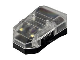 F101 Stealth Lampă de semnalizare tactică pentru cască (verde/alb/IR) - Negru [EARMOR]