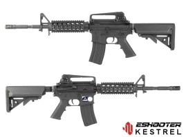 Pușcă airsoft M4 R.I.S (EC-308) licențiată de COLT, Kestrel ECU - Negru [E&C]