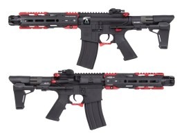 Pușcă airsoft EC-337 M-LOK licențiată de Strike Industries - Roșu [E&C]