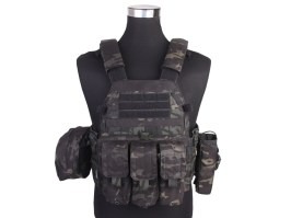 LBT6094A Suport pentru plăci cu 3 pungi - Multicam negru [EmersonGear]