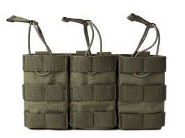 Open 7.62 Triplu încărcător Pouch - Ranger Green [EmersonGear]