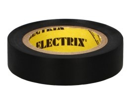 Bandă electrică PVC Electrix 0,13x15x10m - negru [Anticor]