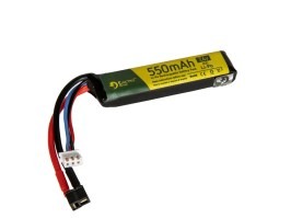 Baterie Li-Po 7,4V 550mAh 20C pentru AEP cu mosfet [Electro River]