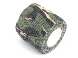 Bandă de bumbac Camo 2m - Woodland [Element]