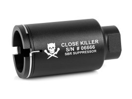 Flash hider M4 Mini Version Close Killer style - negru [Element]