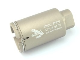 Flash hider M4 Mini Version Skull Frog style - desert [Element]