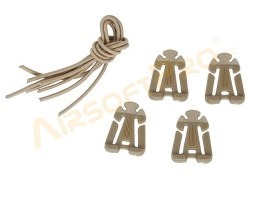 Clip universal MOLLE - TAN - 4pcs [EmersonGear]