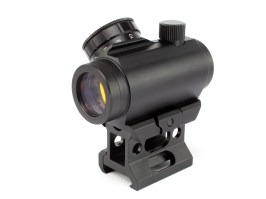 T1 Red Dot Sight Replica cu creștere Picatinny rail mount - negru [EmersonGear]