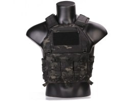 420 Vestă tactică purtătoare de plăci cu 3 pungi - Multicam negru [EmersonGear]