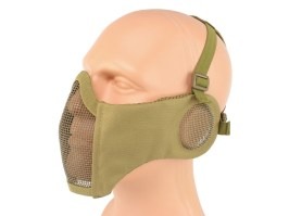 Mască facială Battlefield Elite cu protecție pentru urechi - Coyote Brown (CB) [EmersonGear]