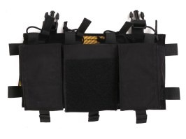 Panou frontal MF Style Quad 5.56 pentru vestă - Negru [EmersonGear]