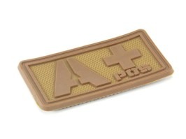 PVC 3D Blood tip velcro patch A - DE culoare [EmersonGear]